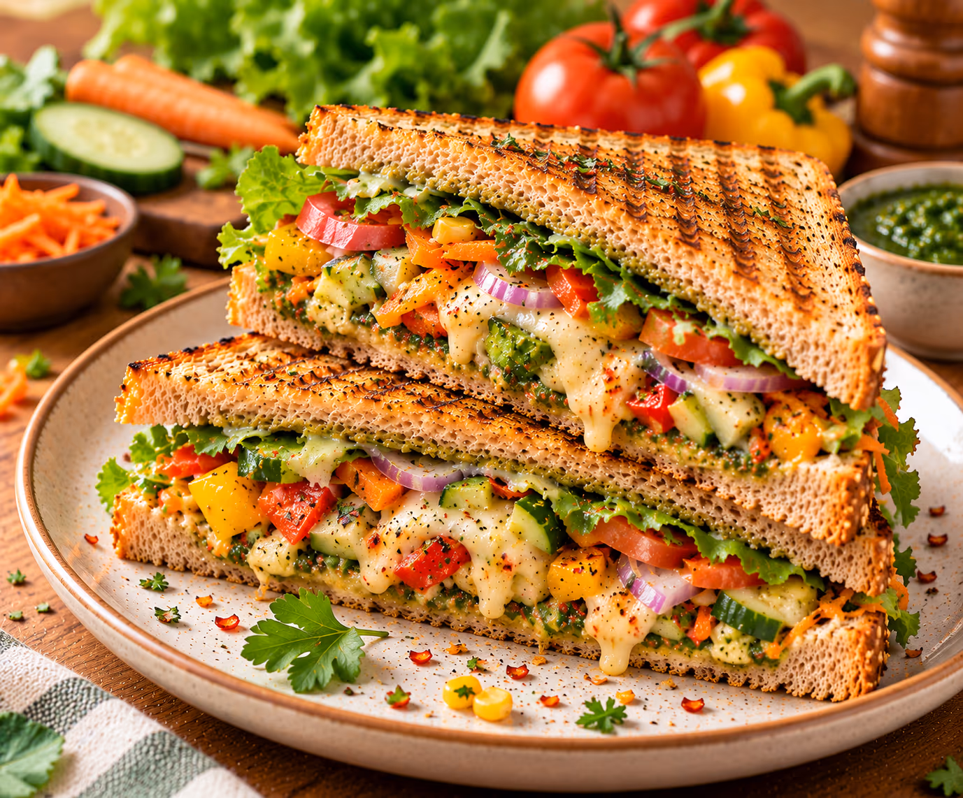 Mix Veg Sandwich
