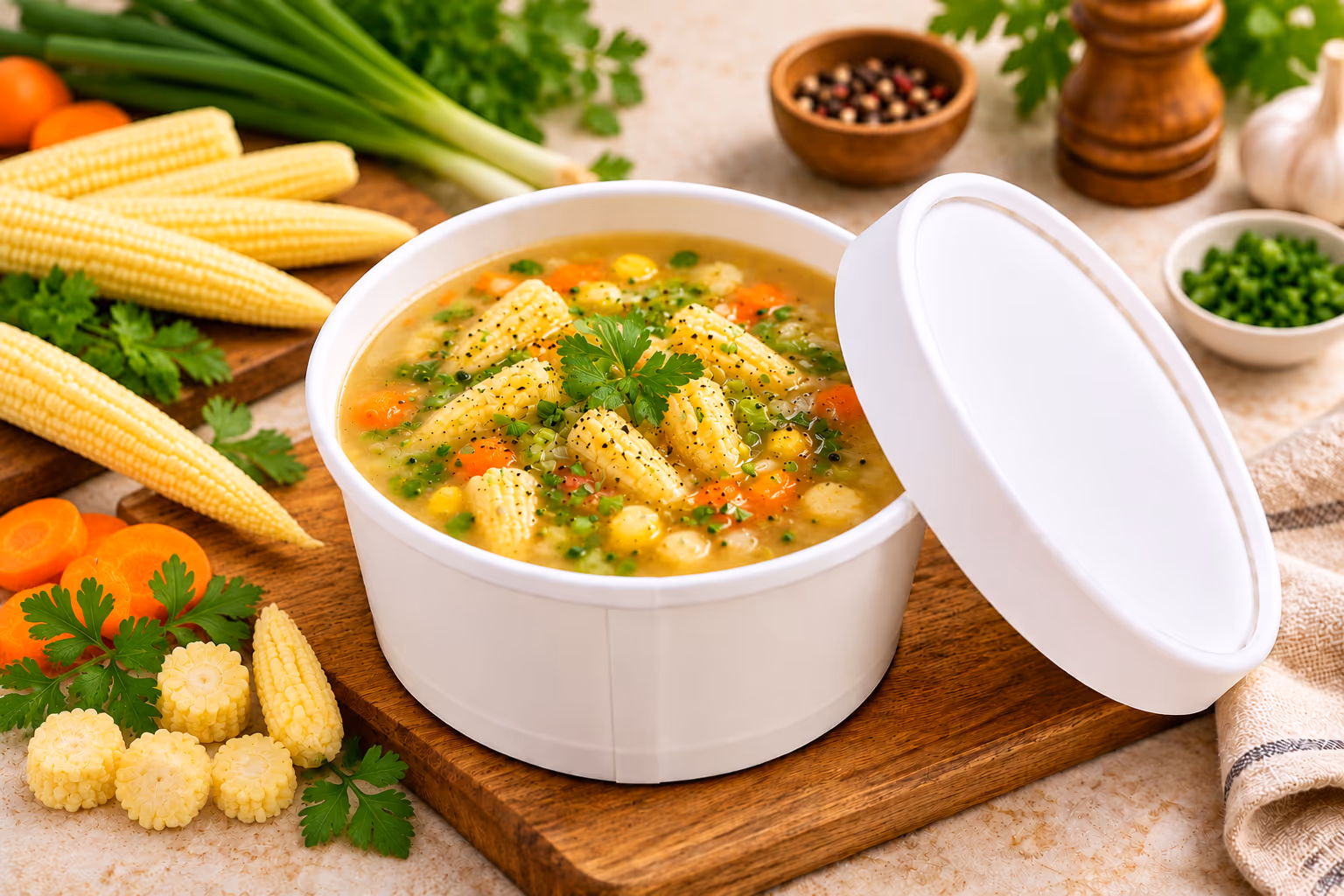 Baby Corn Soup