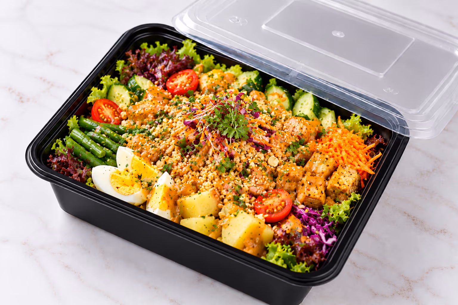 Gado Gado Millet Salad